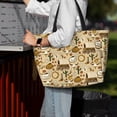 thumbnail image 4 of Wukai Wild West Cowboy Print Zipper Bag,large Beach Tote Bag,Waterproof Sandproof Bag,Grocery and Picnic Tote Travel Bag, 4 of 5