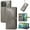 Gray, variant on Allytech for iPhone 17 Pro Wallet Case, Luxury PU Leather with Embossed Pattern, Magnetic Clasp Kickstand Card Cash Slots Shockproof Slim Flip Case with Hand Strap for Women Men - Rosegold