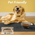 thumbnail image 4 of GASTROPOD Absorbent Pet Feeding Mat-No Stains Quick Dry Dog Mat for Food and Water Bowl-Rubber Backing Dog Food Mat for Messy Drinkers, 4 of 7