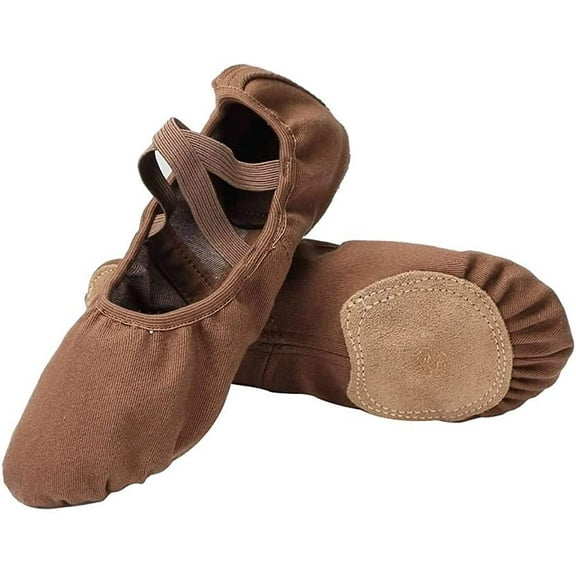 Dance Shoes for Girls Stretch Canvas Split Sole for Women