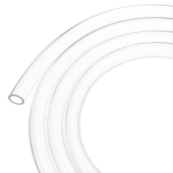 Tubería de plástico transparente, 0.63 pulgadas (16 mm) ID 0.79 pulgadas (20 mm) OD, tubo de 10 pies (3.0 m) de longitud, tubería de vinilo para jardín