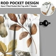 thumbnail image 5 of Fall Kitchen Curtains 36 Inch Short - 3 Panel Set, Autumn Harvest Print, Rod Pocket Window Treatment for Thanksgiving, Farmhouse, Cafe, Living Room - Machine Washable, 5 of 6