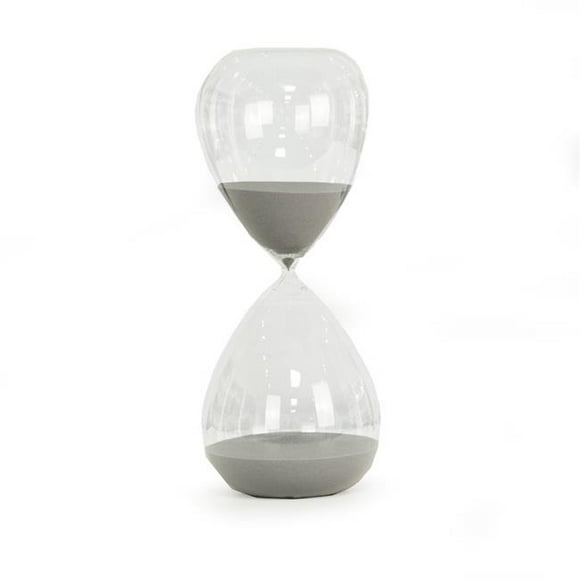 International Minuterie de Sable 240 Minutes avec Sable Marine, Gris - 17.5 x 7 Po.