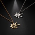 thumbnail image 3 of New Chaos Star Necklace Nautical Pirate For Men Stainless Steel Pendant Necklaces Gothic Punk Amulet Jewelry Gift, 3 of 5