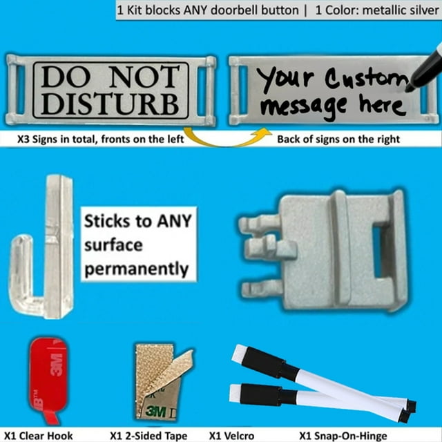 Panneau « Furniture Do Not Worst Door Hanger » / Panneau « No Soliciting » / Étiquette d'Intimité pour Réunions en Ligne et Conseils / Cintre de Porte Réutilisable pour