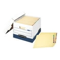 thumbnail image 3 of Bankers Box Stor/File Onglet - Boîte de Rangement - pour Lettre/légal - Blanc, Bleu, 3 of 6