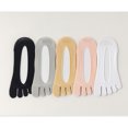 thumbnail image 2 of JUUNthy Womens Toe Socks, Lightweight No Show Comfort Breathable Non Slip Five Finger Socks Beige, 2 of 12