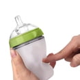 thumbnail image 7 of ACDANC Silicone Baby Bottle,Anti-Colic,Natural Feel,Non-Collapsing Nipple,Non-Tip Stable Base,Easy Clean 1-Pack,Pink,5 Oz Bottles for Breastfeeding Babies, 7 of 7