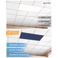 thumbnail image 7 of Fluorescent Light Covers for Ceiling Lights 2 Pack, Navy Blue Magnetic Classroom Light Covers 4x2 Feet, Modern Solid Color Blue Cosatal Fluorescent Ceiling Filters for Office Classroom, 7 of 7