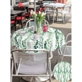 thumbnail image 5 of Outdoor Tablecloths with Umbrella Hole & Zipper, Green Weeping Eucalyptus Round Tablecloths 60 Inch, Spring Summer Country Leaves Waterproof Table Cloth, Patio/Pool/Picnic Table Covers, 5 of 8