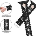 thumbnail image 1 of Lace Silicone Band Compatible with Apple Watch Band 38mm 40mm 41mm Slim Scalloped Diamond Wristband Soft Replacement Strap for iWatch Bands Series 7 6, 1 of 4
