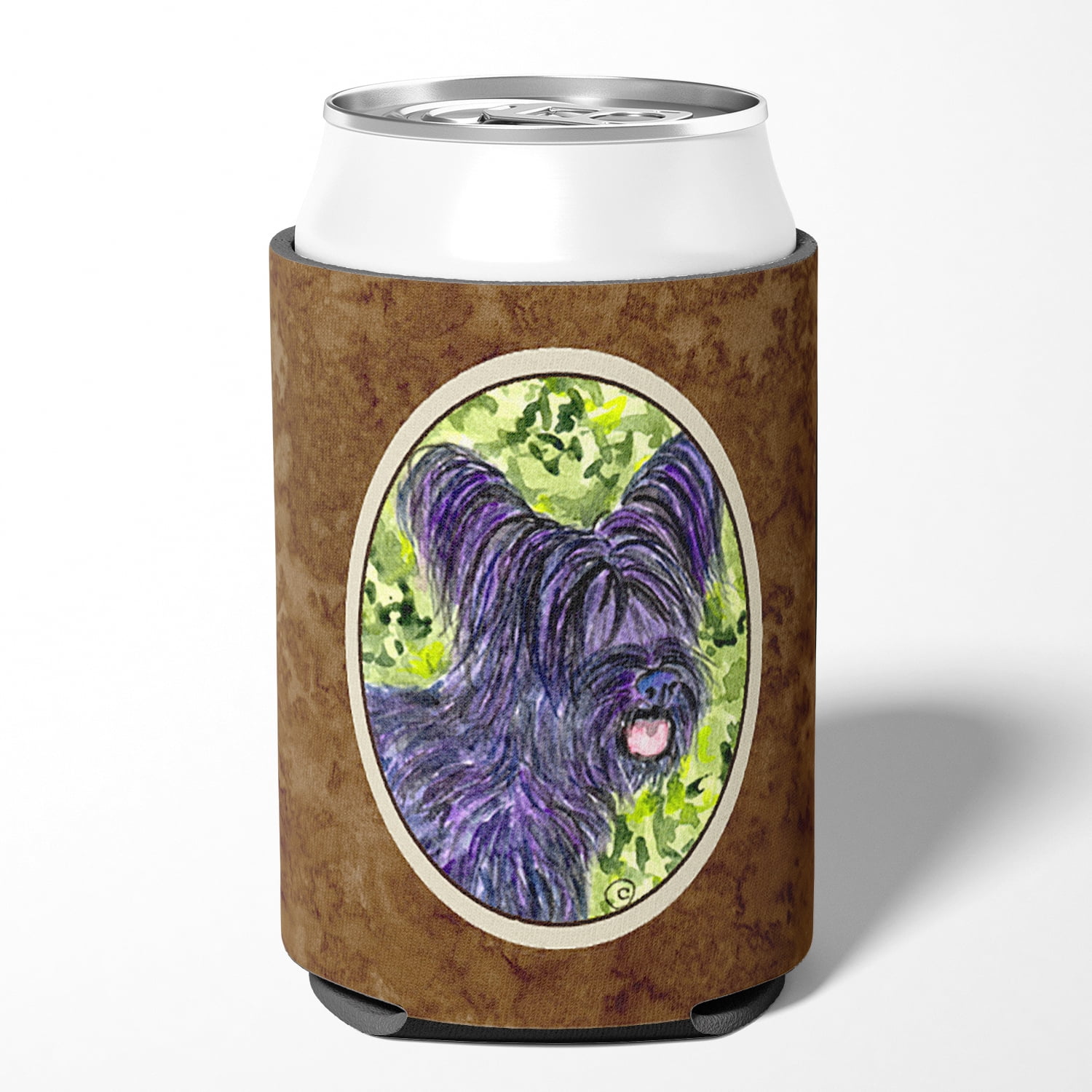 Caroline's Treasures SS8718CC Skye Terrier Can or Bottle Hugger, Can Hugger, multicolor