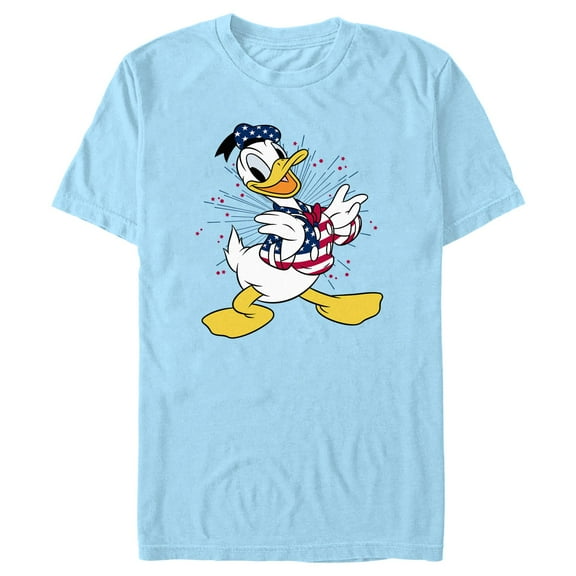 Men's Mickey & Friends Patriotic Donald Duck  Graphic T-Shirt