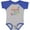 Baseball Heather and Royal, variant on Inktastic Mamaw and Papaw Love Me Boys or Girls Baby Bodysuit