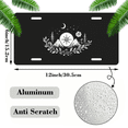 thumbnail image 2 of 1 Pcs 2D Flat License Plate Covers & Frames, Mountain Compass For Decorative Front, Waterproof For Decoration Aluminum License Plate Covers & Frames Cover For Men Women, 12" X 6", 2 of 7