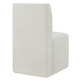 thumbnail image 6 of Spruce & Spring Upholstered Dining Chairs with Hidden Casters Set of 2, Cream(Grey-flecked), 6 of 12