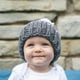 thumbnail image 4 of 1 paquete Niñas Monthers Invierno Tejer Crochet cálida Lindo gorro suave Pom Bobble - Rosado Soledad Sombrero tejido, 4 of 8