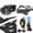 Black, variant on US 1-2 Pairs Ice Snow Grips Traction Cleats Shoes Anti Slip Cleats Boot Crampons
