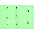 thumbnail image 1 of Ahgly Company Indoor Rectangle Solid Emerald Green Modern Area Rugs, 7' x 9', 1 of 4