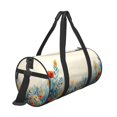 thumbnail image 2 of Bingfone Floral Mountain Landscape Print Gym Duffle Backpack for Men Women,Travel Weekender Carry-On Bags with Detachable Back Pack Straps for Traveling Overnight Climb Sports, 2 of 7