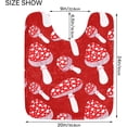 thumbnail image 4 of Dreamtimes Bath Mats Toiletry Mat Set, Bath Rug+U-Shaped Toilet Mat, Non-Slip Bath Carpet Bath Mats for Bathroom 17.3"x13.4"+23.6"x15.7"-Red Mushrooms, 4 of 5