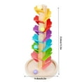 thumbnail image 2 of Educational Wooden Toy Tower with Sound and Rolling Track for Kids Interactive, 2 of 3