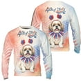 thumbnail image 3 of 4th of July Shih Tzu Celebrates Independence Day All Over Print 3D Sweatshirt Unisex Merch Lion Dog Lover Gifts - 12010, 3 of 6