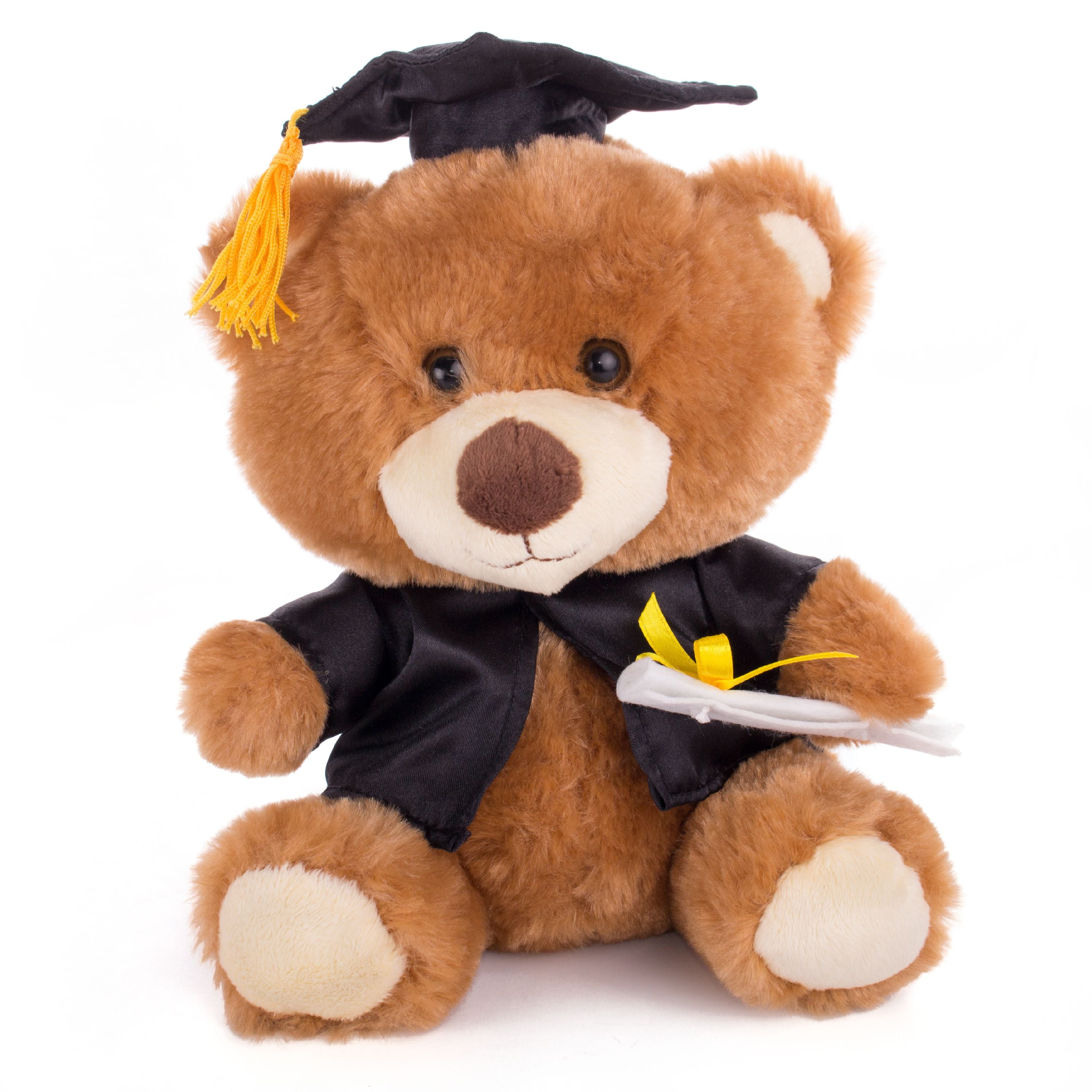 Cap and Diploma Graduation Stuffed Bear 