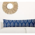 thumbnail image 5 of HomeRoots 12" X 48" Blue And White Enveloped Tropical Lumbar Indoor Outdoor Pillow, 5 of 5