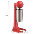 thumbnail image 7 of Electric Milkshake Maker,Mini Drink Mixer Milk Frother with 500ml Stainless Steel Cup for Malted Milk,Soft Ice Cream and Protein Shakes,Red, 7 of 7