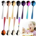 thumbnail image 6 of Stainless Steel Soup Spoons, 6-Piece Set, Heavy-Duty Polished Finish, Professional Grade Kitchen Utensils, Ideal for Cooking, Serving, and Dining, Ergonomic Handle for Everyday Use, Dishwasher Safe, 6 of 6