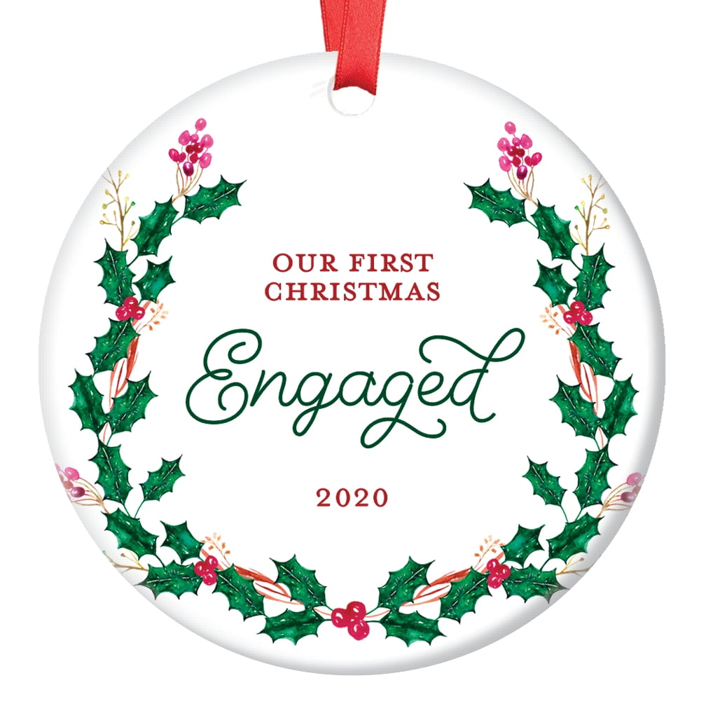engagement gift ornament