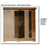 Heat Wave SA1323 Great Bear 6 Person Carbon Cedar Heatwave Sauna