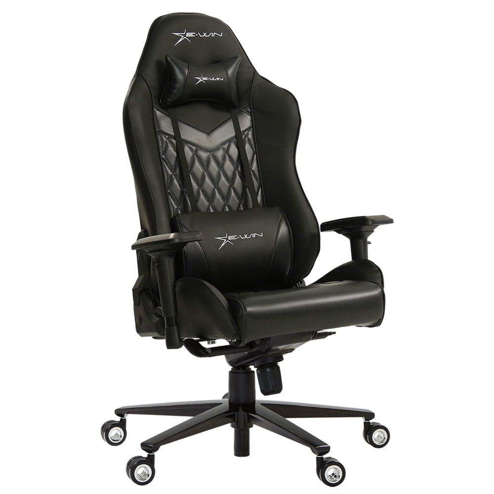 EWin Champion Series Ergonomic Leather Computer Gaming Office Desk