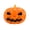 Orange, variant on 2.8" Halloween Pumpkin Squeeze Toy, Glossy Soft Rubber Figure (3 Styles)