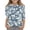 Dark Blue, variant on Grblisyd Girls 3/4 Sleeve T Shirts Kids Cute Floral Print Tops Casual Loose Crewneck Graphic Tees 2-13Y
