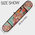 thumbnail image 3 of Yayeee Double Oven Mitt Kitchen Heat Resistant Baking 35" x7" Quilted Glove, Cityscape Painting, 3 of 6
