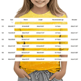 thumbnail image 3 of Girls T Shirts Crewneck 3/4 Sleeve Tops 3D Oil Painting Printed Shirt Spring Summer Clothes School 𝐘2k Cute Birthday Outfits[, 3 of 4