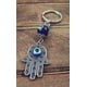 thumbnail image 2 of Llavero con amuleto de la suerte CHAO mano de Hamsa mal de ojo, 2 of 4