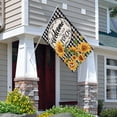 thumbnail image 5 of Home Decorative Welcome to Our Porch Spring Summer Sunflower House Flag, Black White Buffalo Plaid Check Yard Outside Decoration, Fall Autumn Farmhouse Outdoor Large Decor 28 x 40, 5 of 6