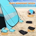 thumbnail image 4 of Runbaixing Pop Up 78.74" x 64.96" Beach Tent, Blue, 4 of 9