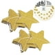 thumbnail image 1 of KAKOWELY Guirnalda de estrellas doradas de 2 m, 2 unidades, papel de galaxia navideña, guirnalda de estrellas para decoración de Navidad, bodas, fiestas, baby shower (dorado brillante), 1 of 4
