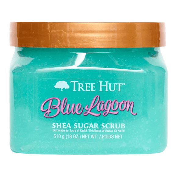 Tree Hut Gommage au Sucre de Karité Lagon Bleu, 18 oz
