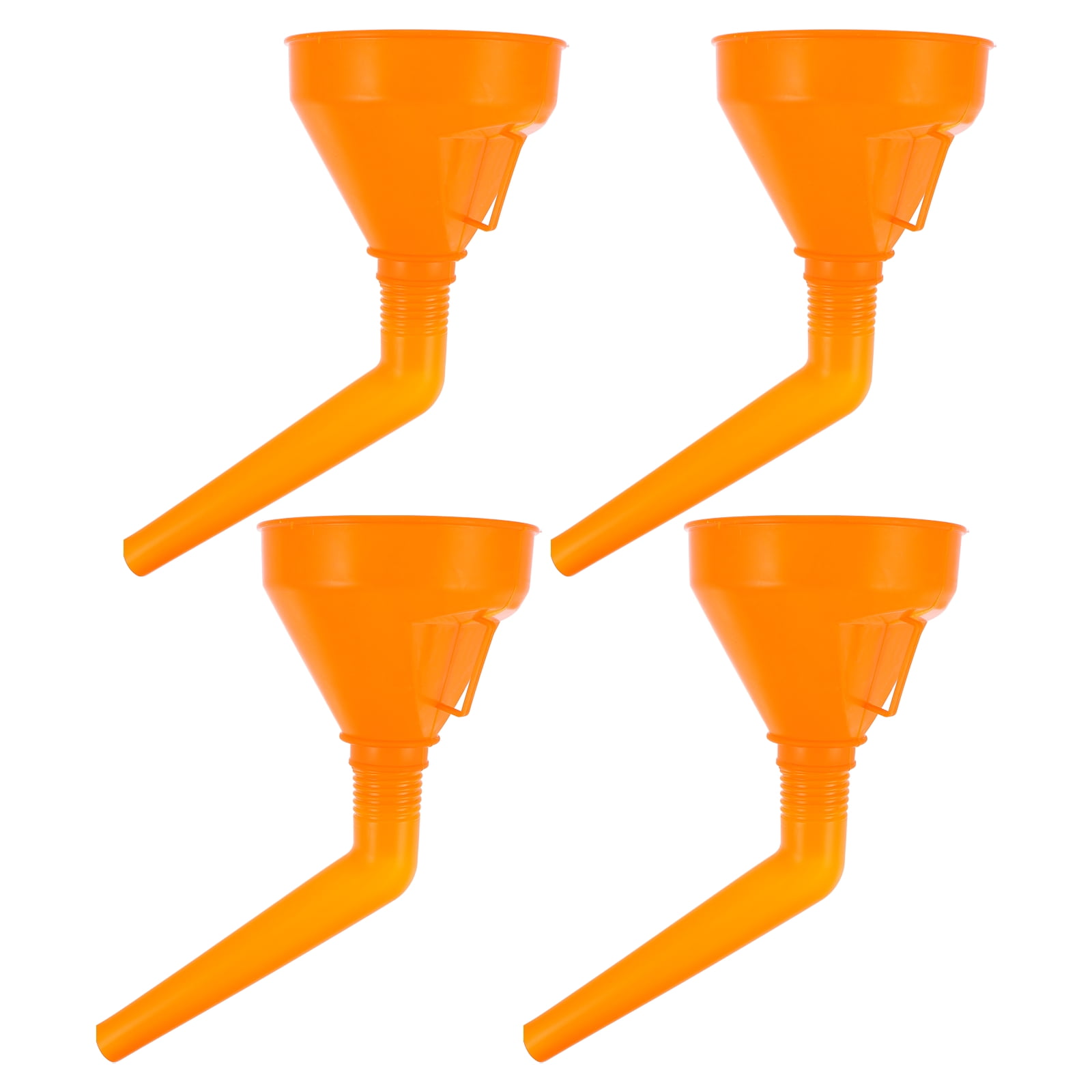 4pcs Useful Engine Oil Fluid Funnel Durable Gasoline Liquids Kerosene