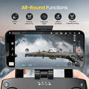 Holy Stone HS720R Drone with 4K EIS 3-Axis Gimbal Camera for Adults, GPS Auto Return, One-Key Takeoff, Brushless Motor, 5GHz Transmission 10000ft, Black