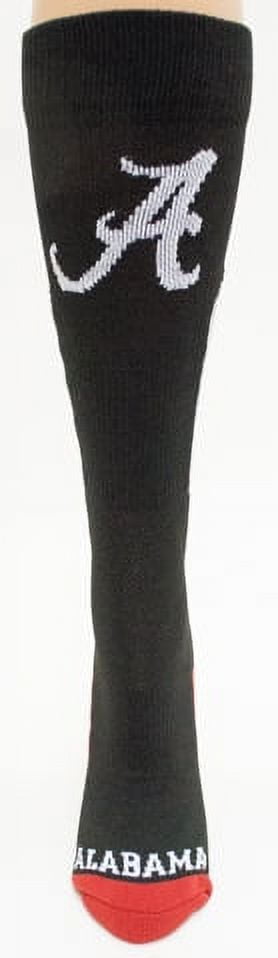 Alabama Crimson Tide Black Sport Sock - Donegal Bay - Unisex - One Size - Crew