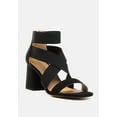 thumbnail image 2 of Benicia Elastic Strappy Block Heel Sandals, 2 of 11