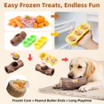thumbnail image 2 of Juguetes para perros ClariVora, paquete de 2, juguete masticable indestructible con premios, 2 of 9