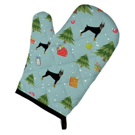 

Christmas Doberman Pinscher Oven Mitt