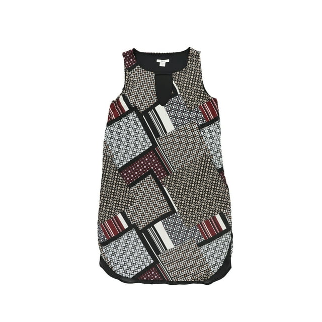 Vestido recto Estampado bar III para mujer Blanco Extra pequeño